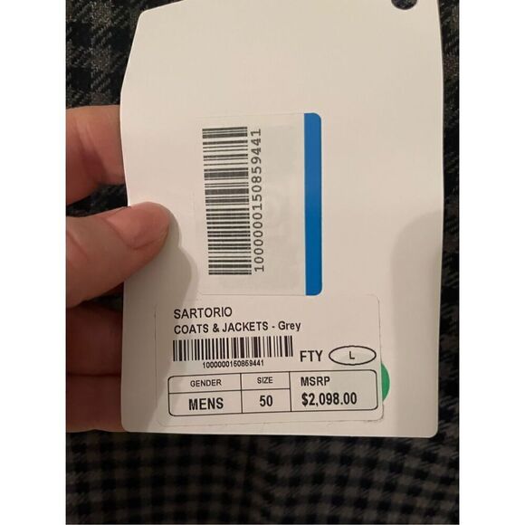 Sartori Napoli Wool Linen Blend Blazer NWT NEW - Picture 5 of 14